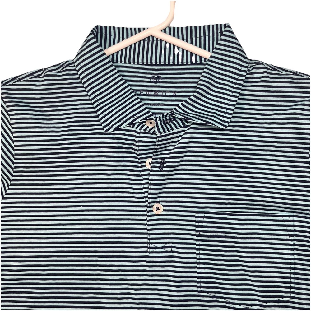 Renwick Stretch Short Sleeve Cotton Polo Womens Size M Euc Retail $90